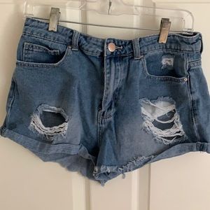 Forever 21 denim shorts